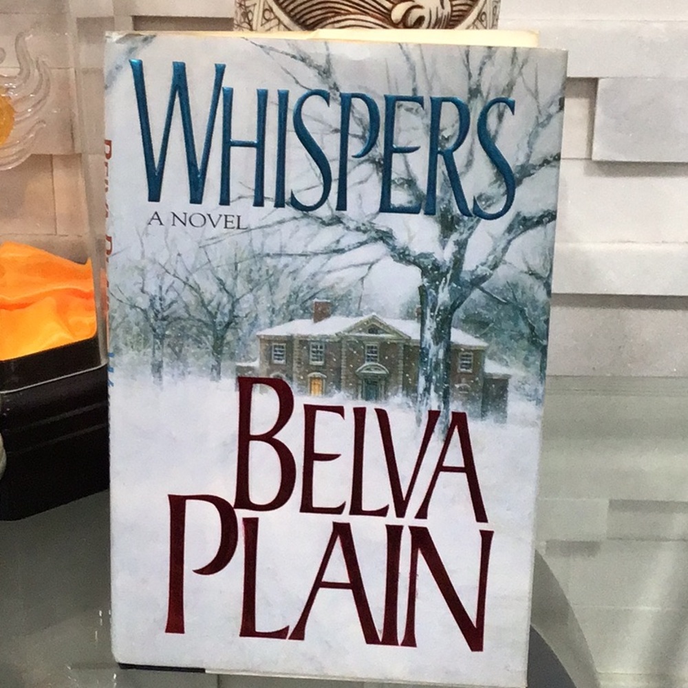 📚Whispers by Belva Plain Hardcover Romance 331 Pages